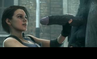  【3D】艾莉儿惨遭巨屌异种奸 